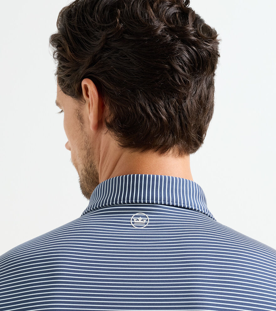 Peter Millar Crown Crafted Ballad Performance Jersey Polo: Navy