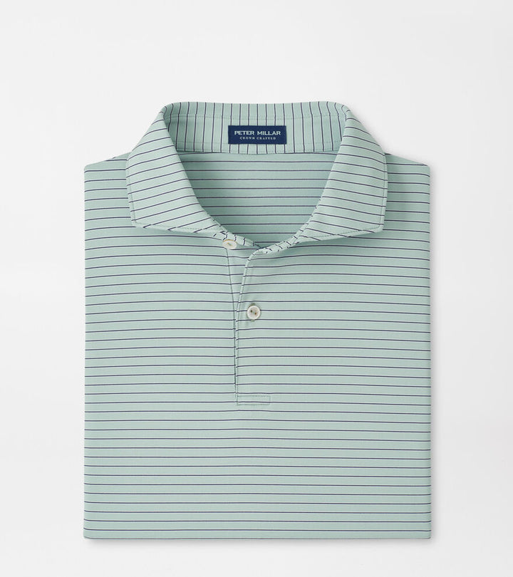 Peter Millar Crown Crafted Keynote Performance Jersey Polo: Light Willow