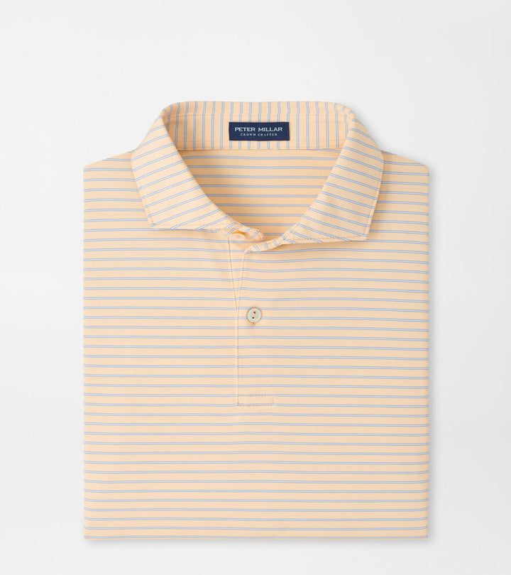 Peter Millar Crown Crafted Keynote Performance Jersey Polo: Light Orange Sorbet