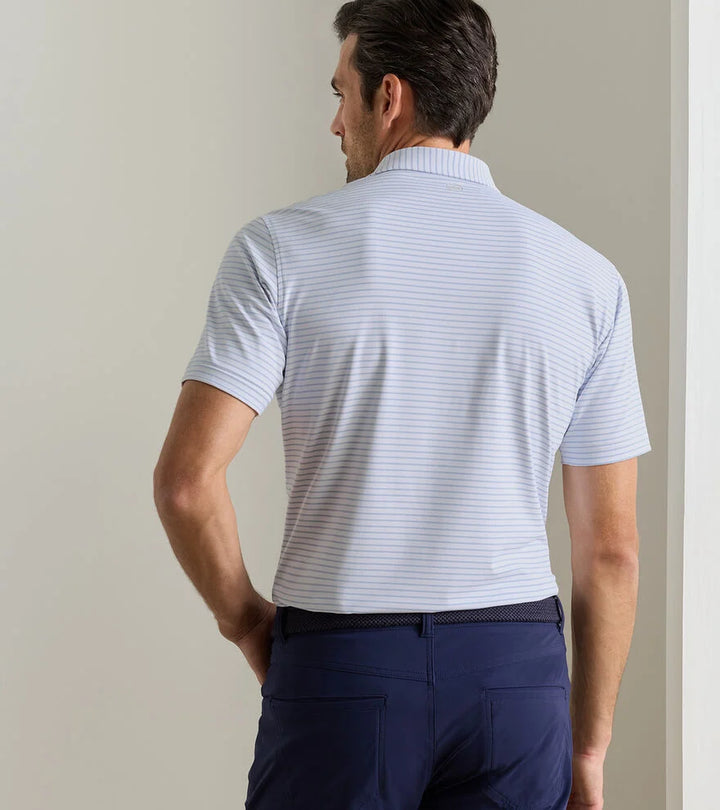 Peter Millar Crown Crafted Keynote Performance Jersey Polo: White
