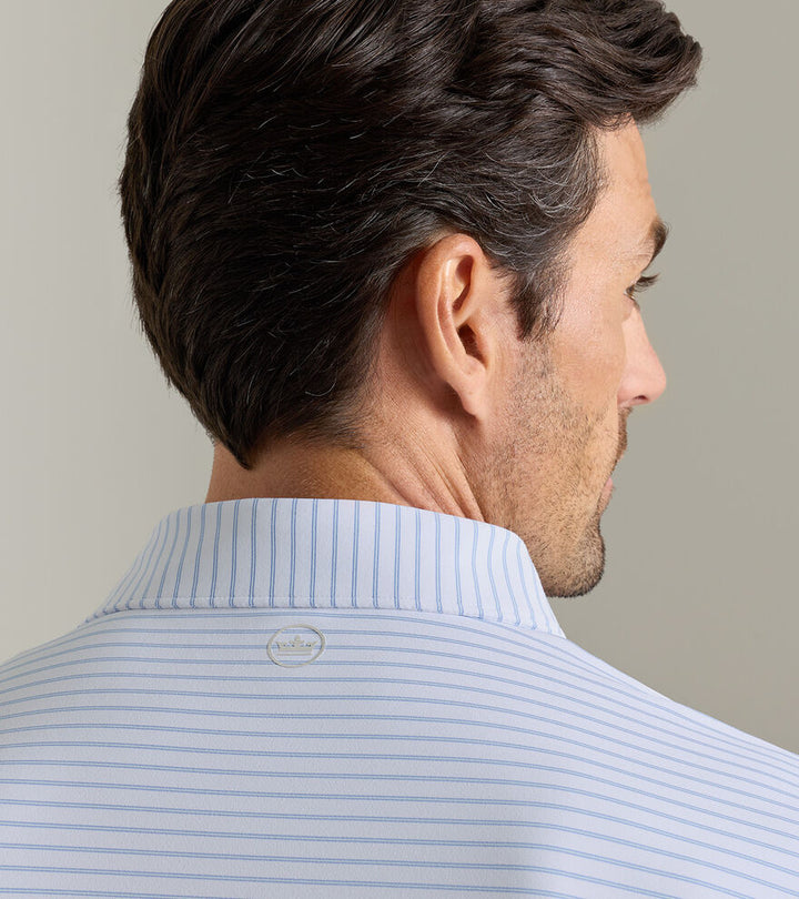 Peter Millar Crown Crafted Keynote Performance Jersey Polo: White