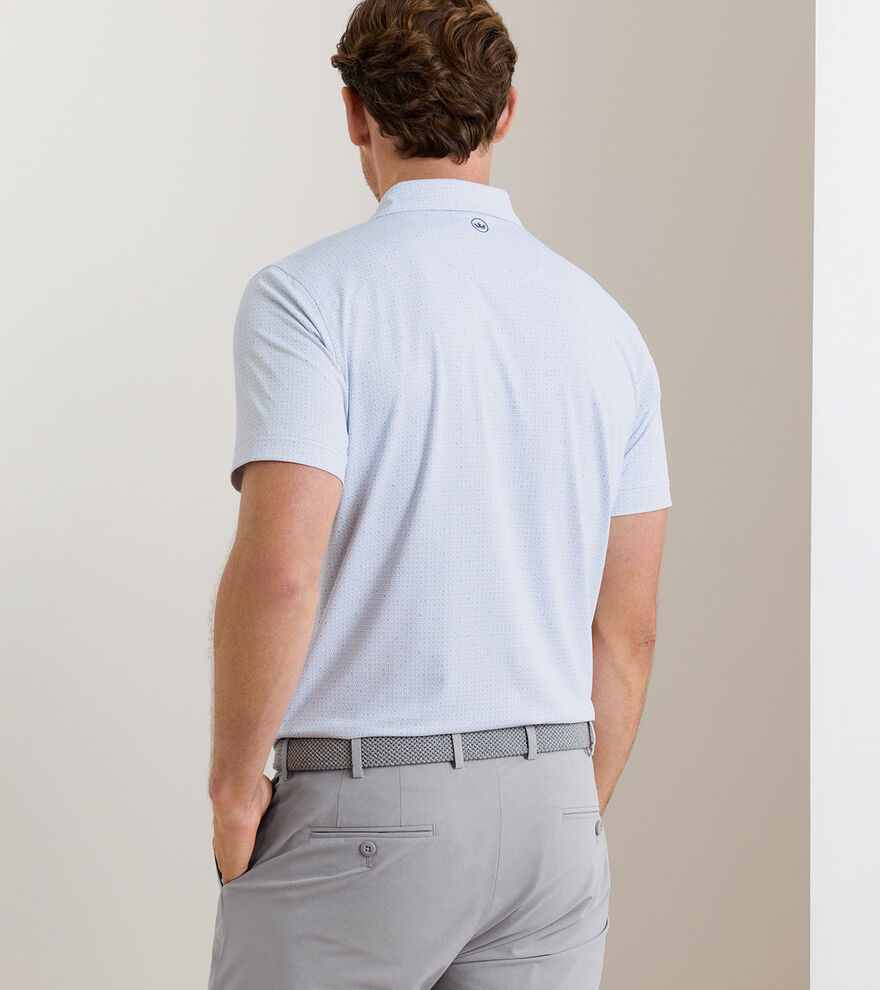 Peter Millar Crown Crafted Alder Performance Jersey Polo: White
