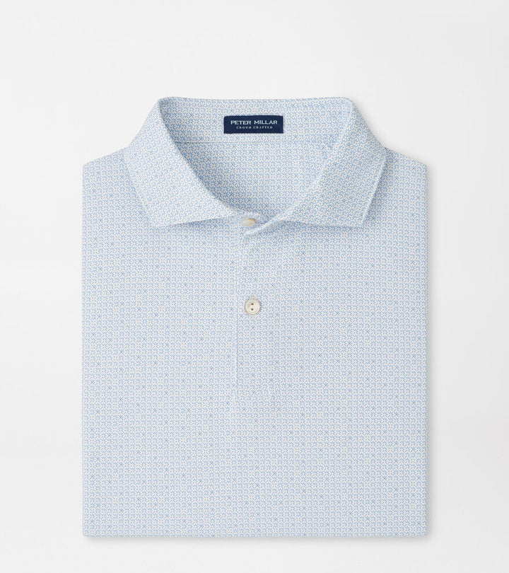 Peter Millar Crown Crafted Alder Performance Jersey Polo: White