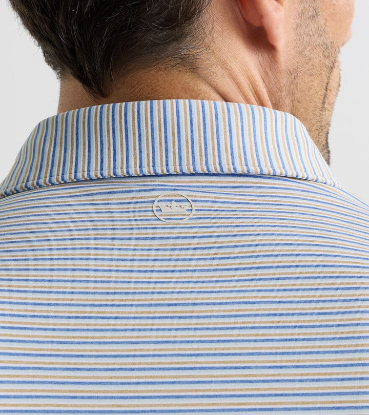 Peter Millar Crown Crafted Alda Performance Jersey Polo: Dusk Blue