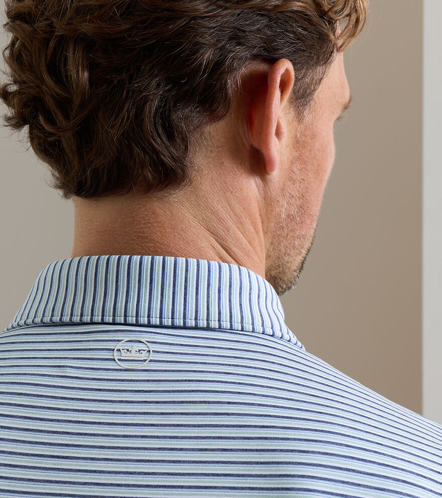 Peter Millar Crown Crafted Alda Performance Jersey Polo: Navy