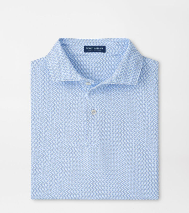 Peter Millar Crown Crafted Mayfield Performance Jersey Polo: Iris Mist