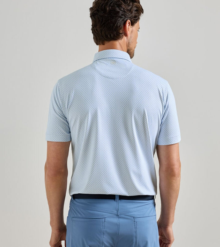Peter Millar Crown Crafted Mayfield Performance Jersey Polo: White