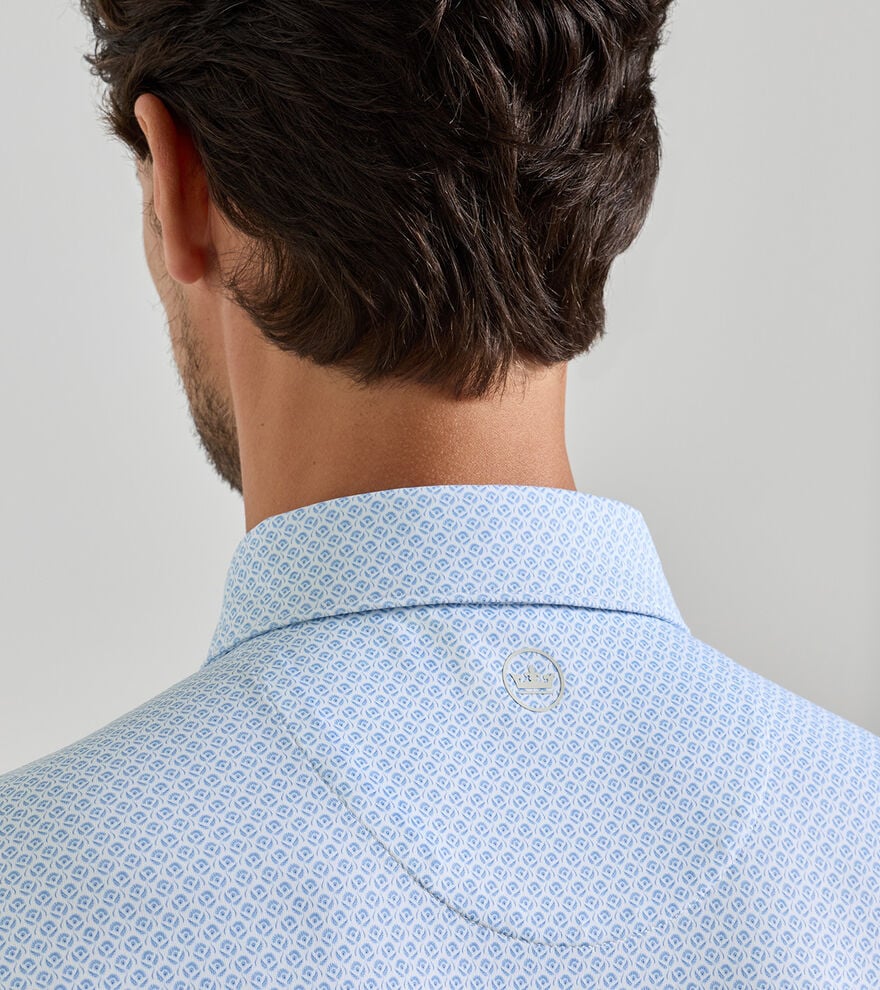 Peter Millar Crown Crafted Mayfield Performance Jersey Polo: White