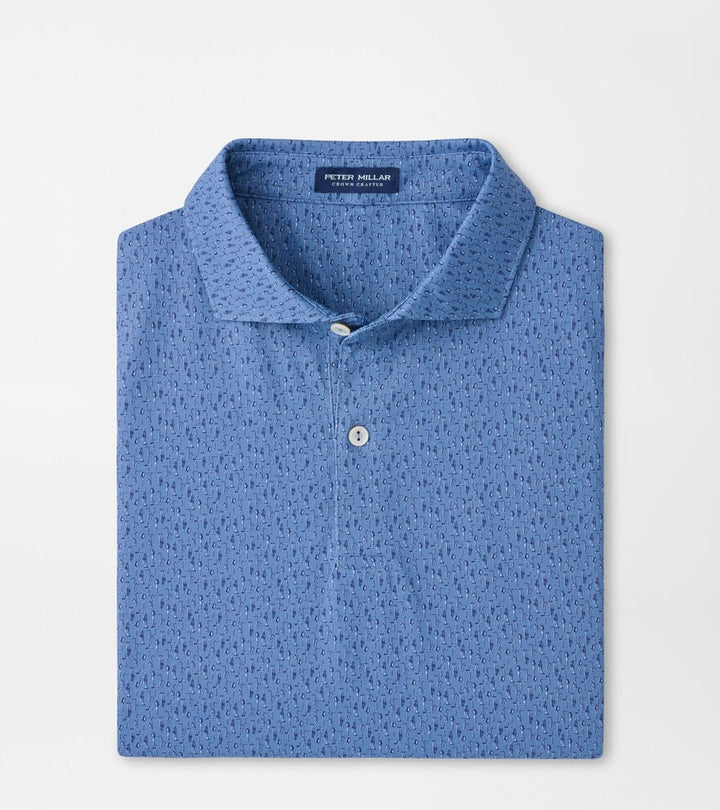 Peter Millar Crown Crafted Jazz Club Performance Jersey Polo: Storm