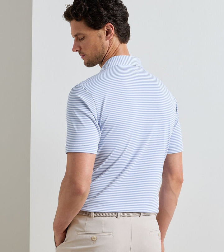Peter Millar Verse Performance Mesh Polo: Iris Mist