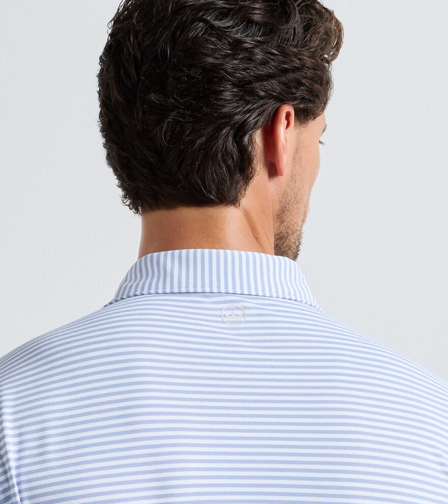 Peter Millar Verse Performance Mesh Polo: Iris Mist