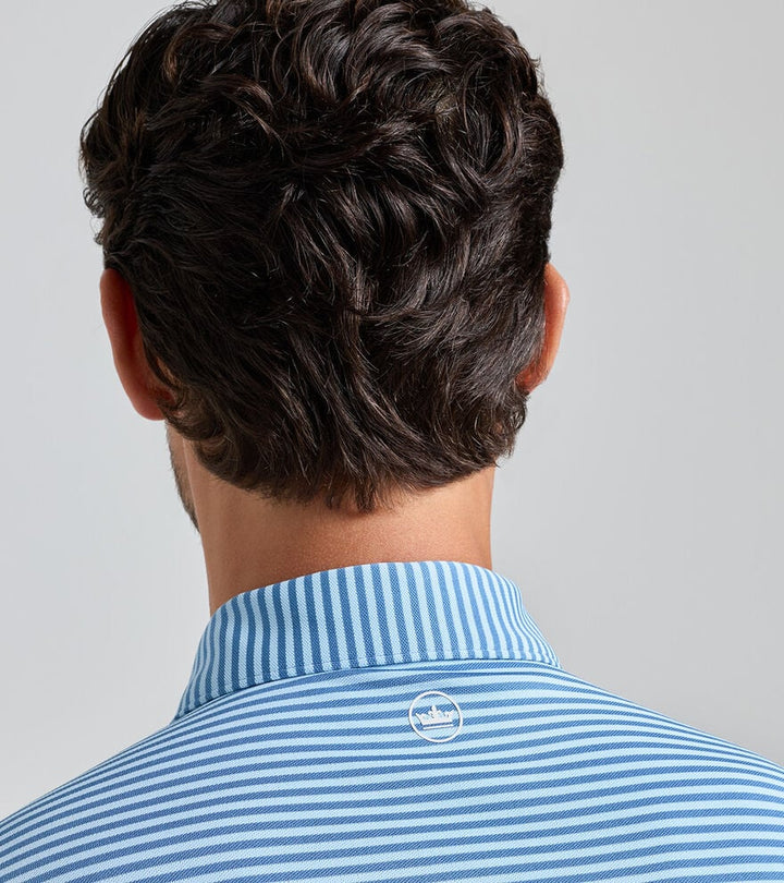 Peter Millar Verse Performance Mesh Polo: Storm