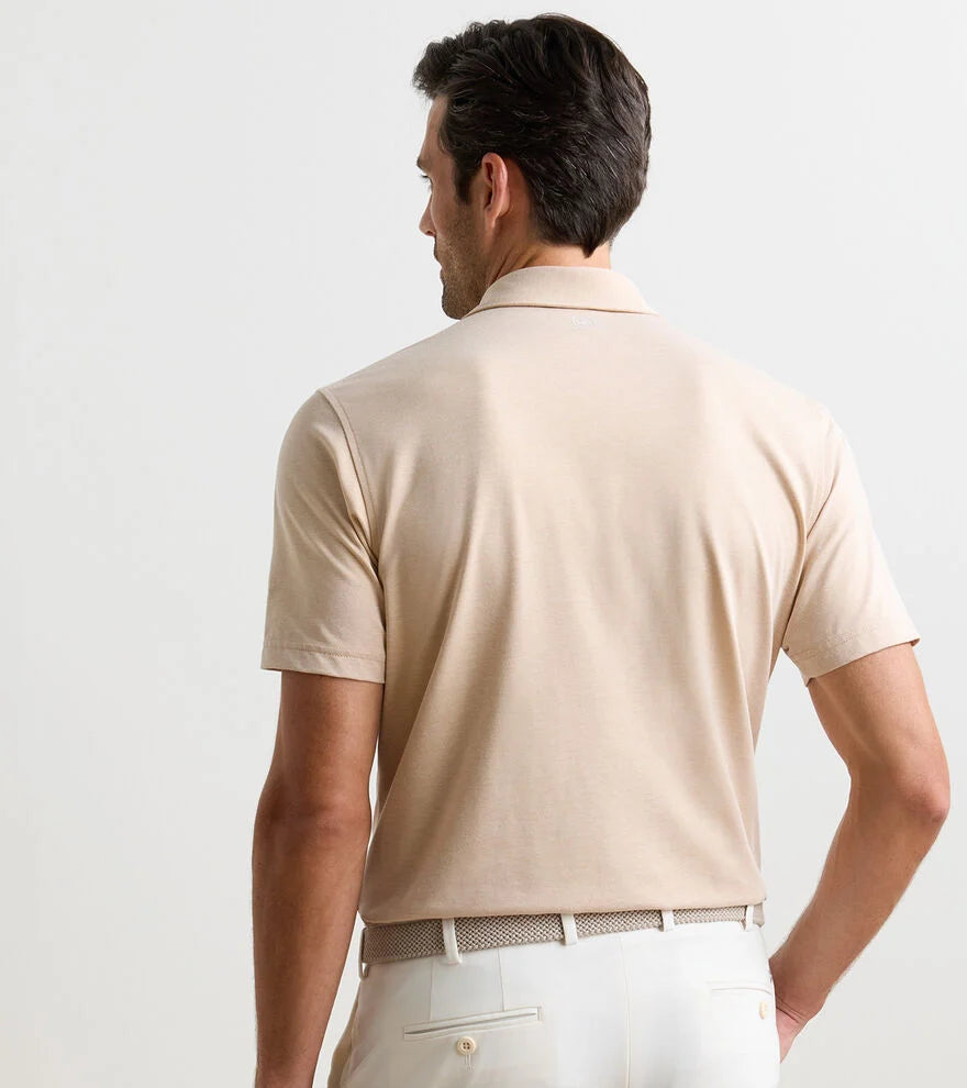 Peter Millar Albatross Cotton-Blend Piqué Polo: Summer Dunes