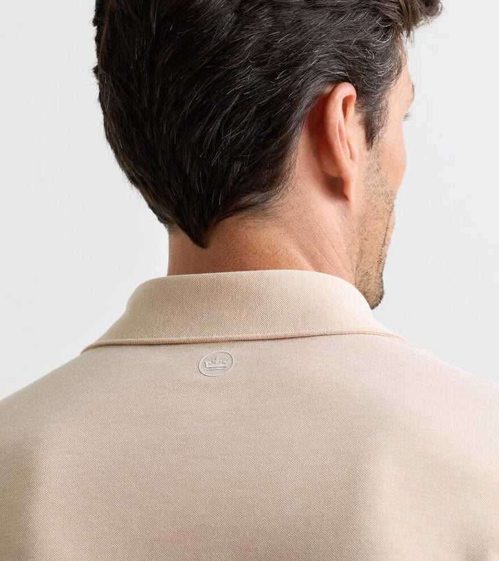Peter Millar Albatross Cotton-Blend Piqué Polo: Summer Dunes
