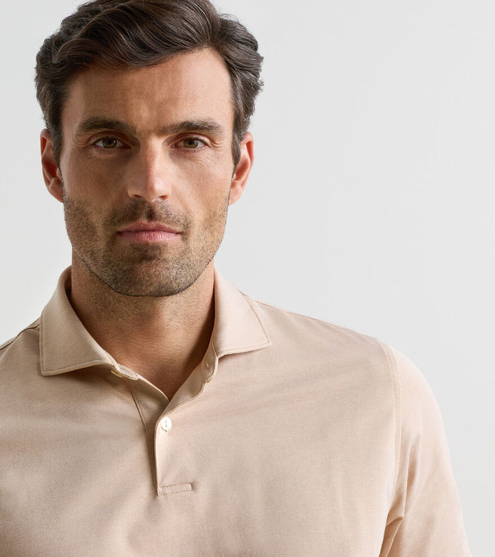 Peter Millar Albatross Cotton-Blend Piqué Polo: Summer Dunes