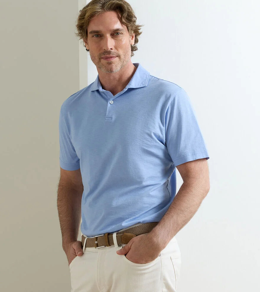 Peter Millar Journeyman Polo: Iris Mist