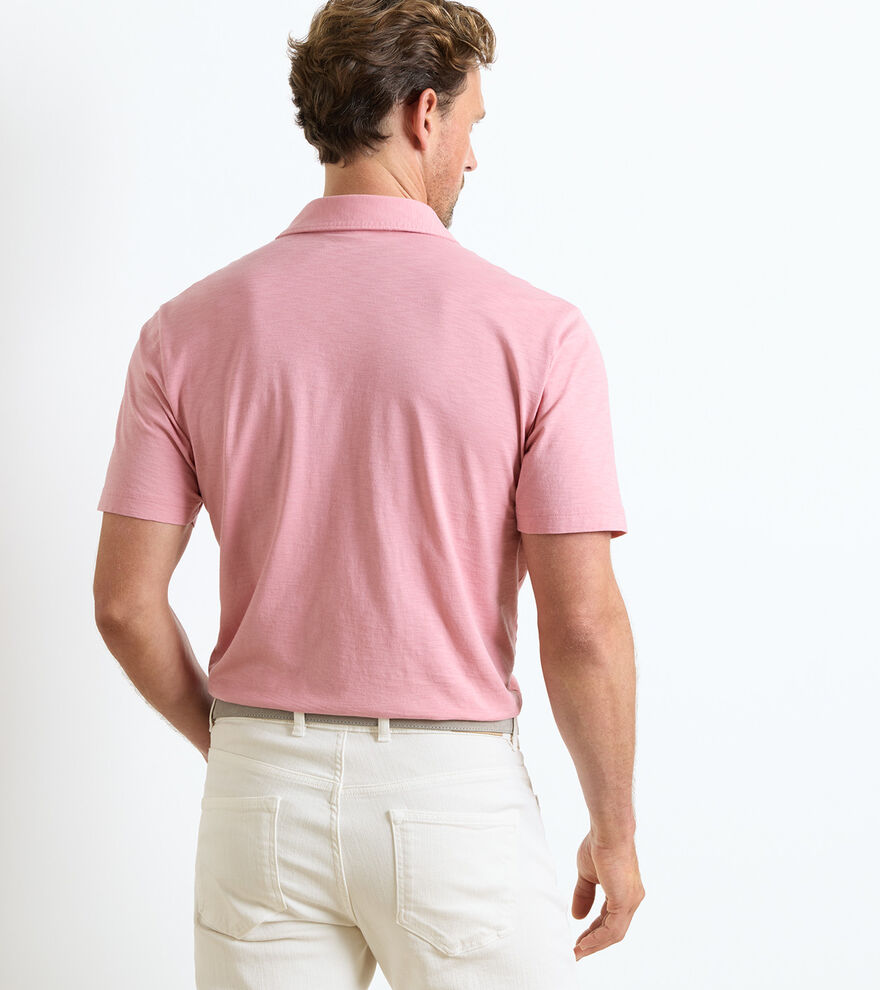 Peter Millar Journeyman Polo: Rose Quartz