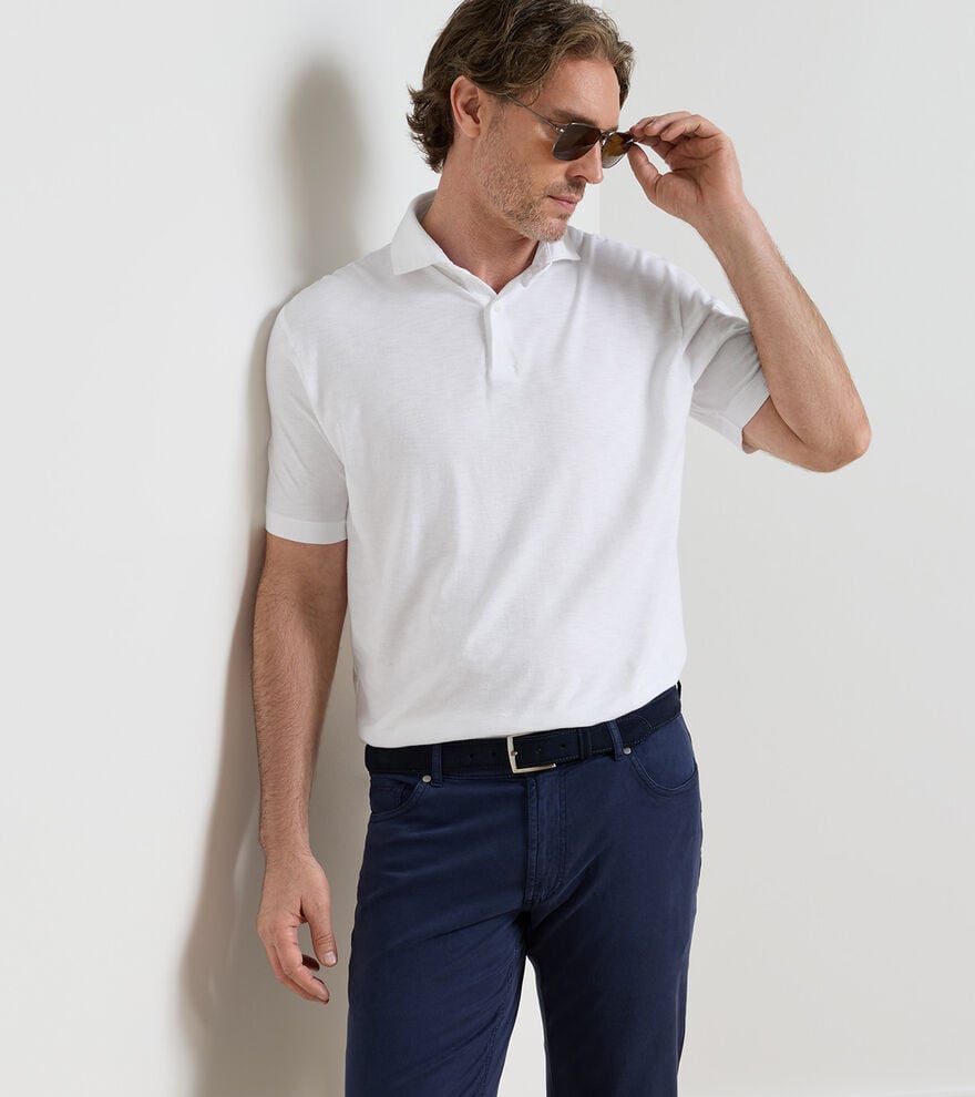 Peter Millar Journeyman Polo: White