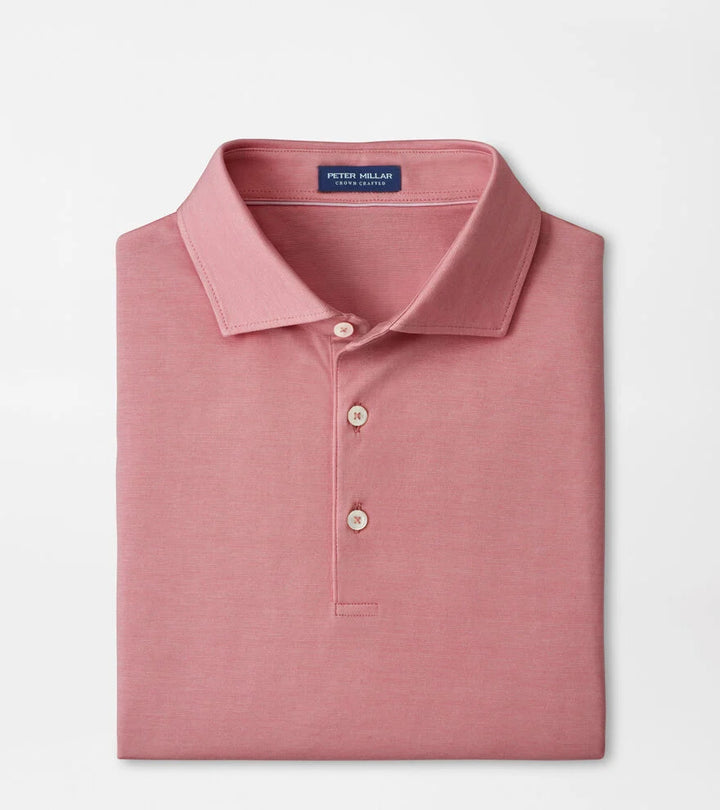 Peter Millar Excursionist Flex Polo: Faded Scarlet