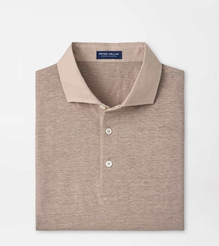 Peter Millar Astino Linen Polo: Biscotti