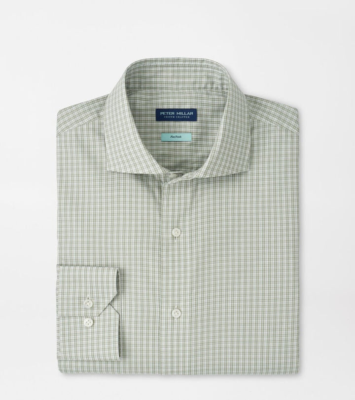 Peter Millar Dante Cotton Sport Shirt: Light Willow
