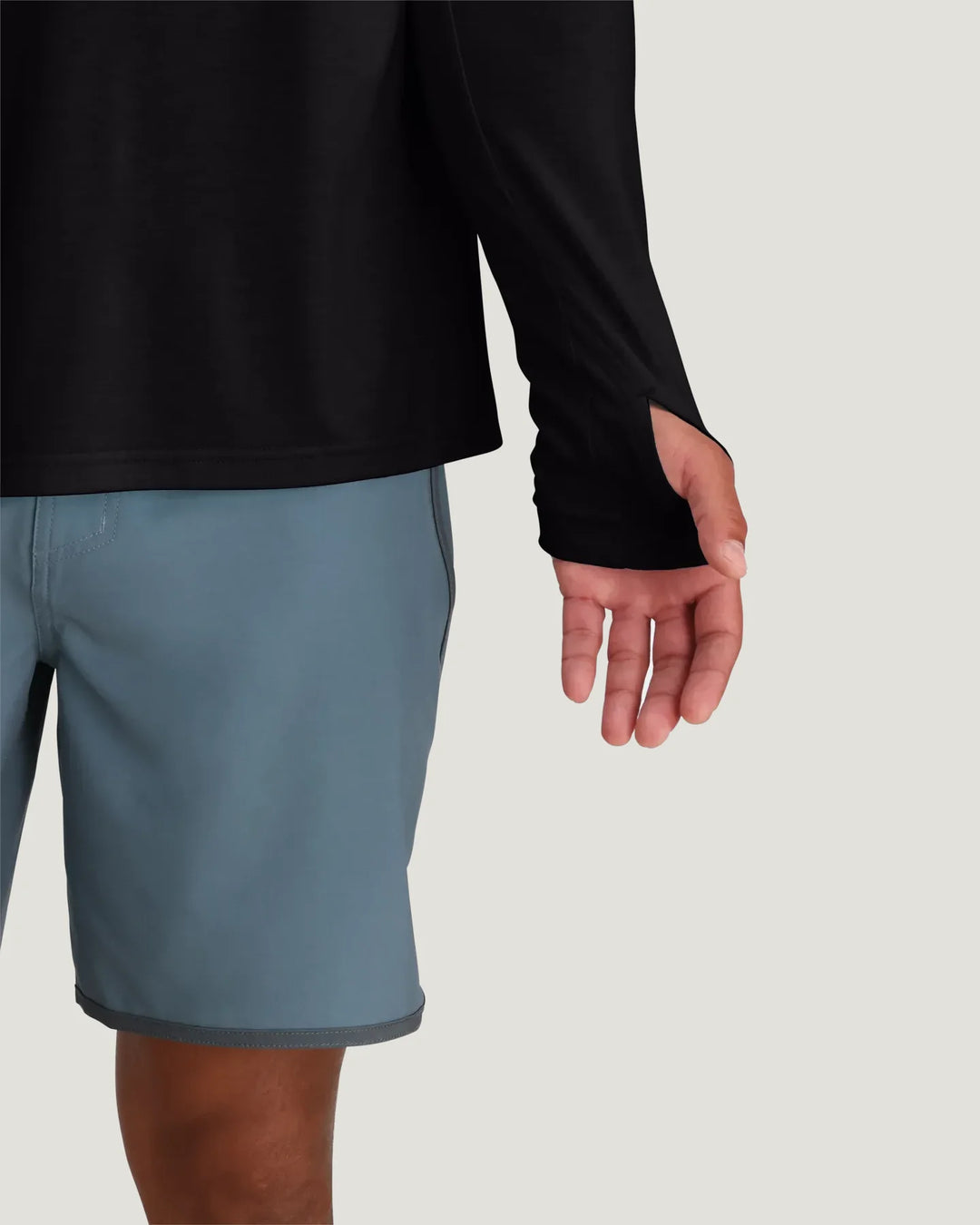 Free Fly Men's Bamboo Shade Hoodie: Black