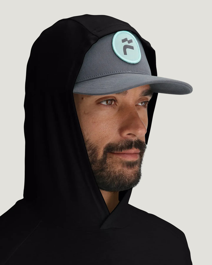 Free Fly Men's Bamboo Shade Hoodie: Black