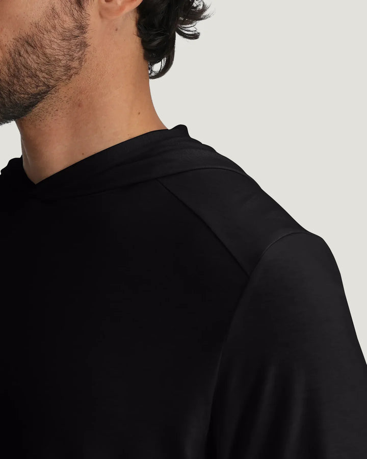 Free Fly Men's Bamboo Shade Hoodie: Black