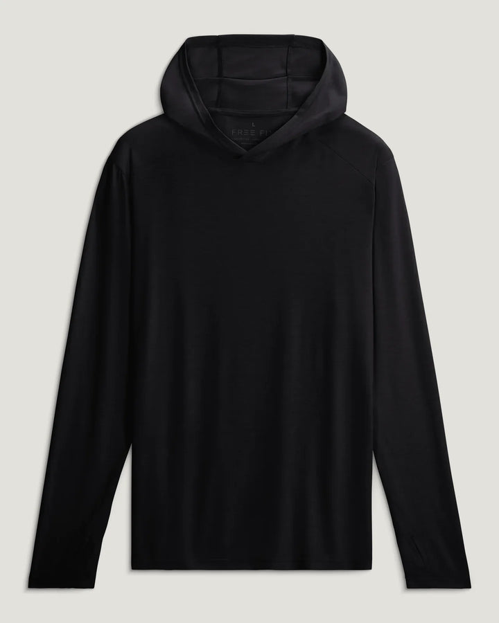 Free Fly Men's Bamboo Shade Hoodie: Black