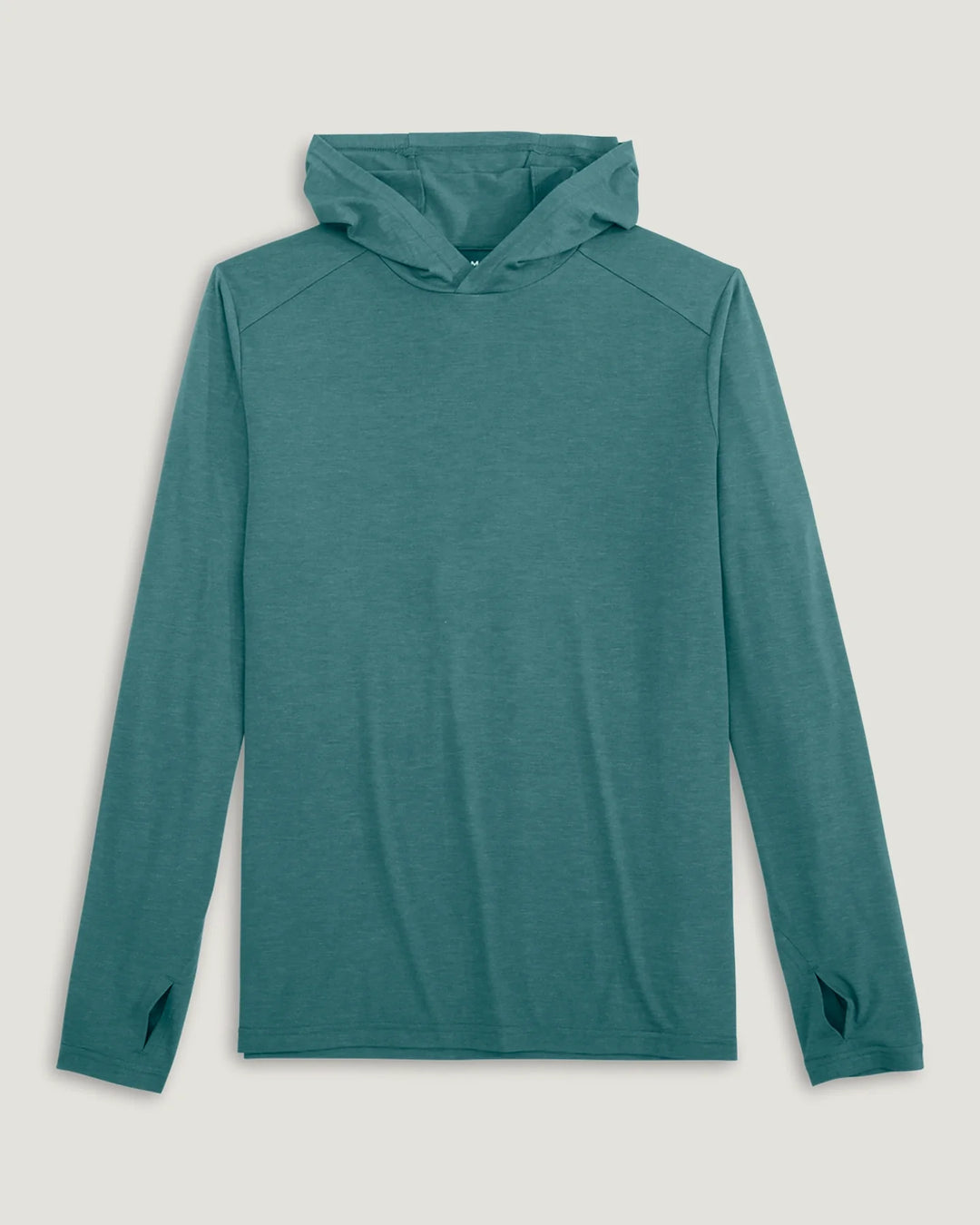 Free Fly Men's Bamboo Shade Hoodie: Heather Sea Pine