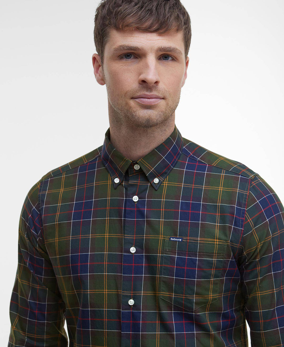 Barbour Wetheram Tailored Long-Sleeved Shirt: Classic Tartan