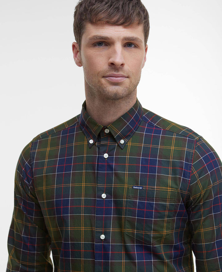 Barbour Wetheram Tailored Long-Sleeved Shirt: Classic Tartan