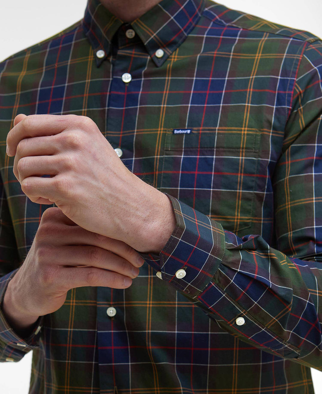 Barbour Wetheram Tailored Long-Sleeved Shirt: Classic Tartan