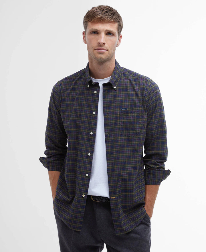 Barbour Lomond Tailored Long-Sleeved Shirt: Classic Tartan