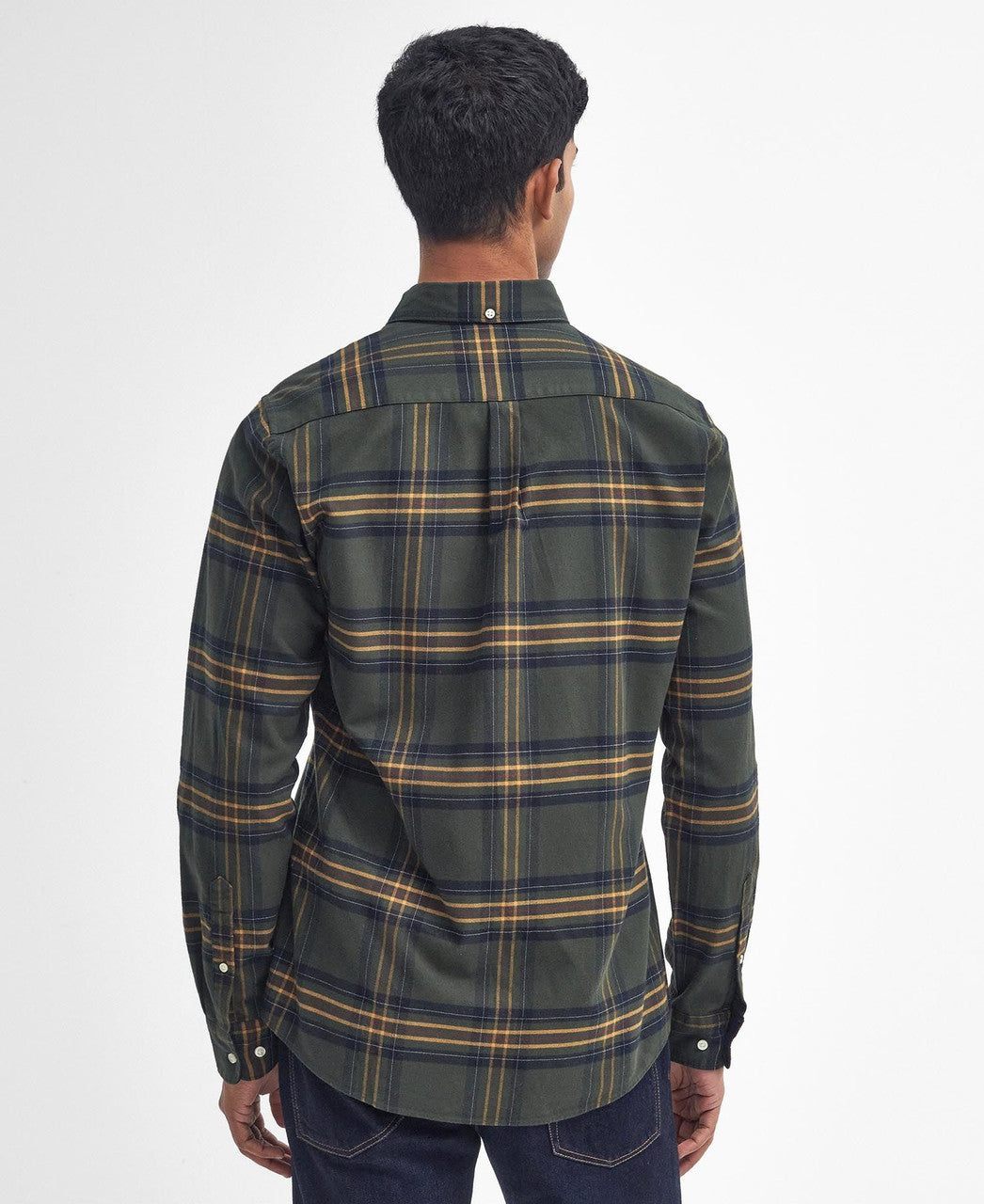 Barbour Portdown Tailored Fit Shirt: Olive