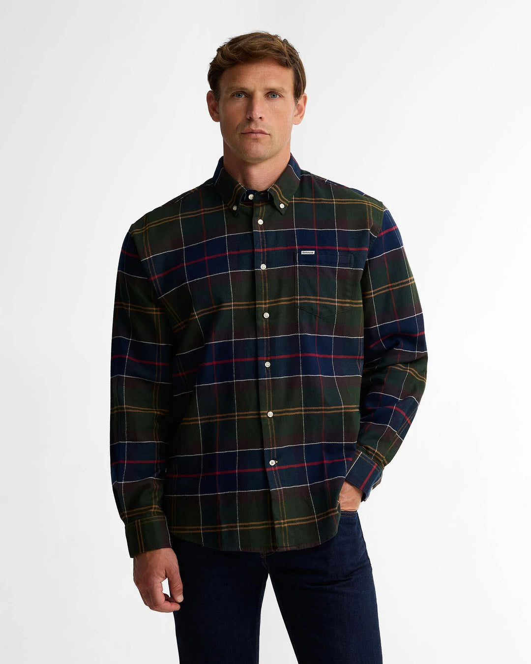 Barbour Hogside Tartan Regular Long-Sleeved Shirt: Classic Tartan