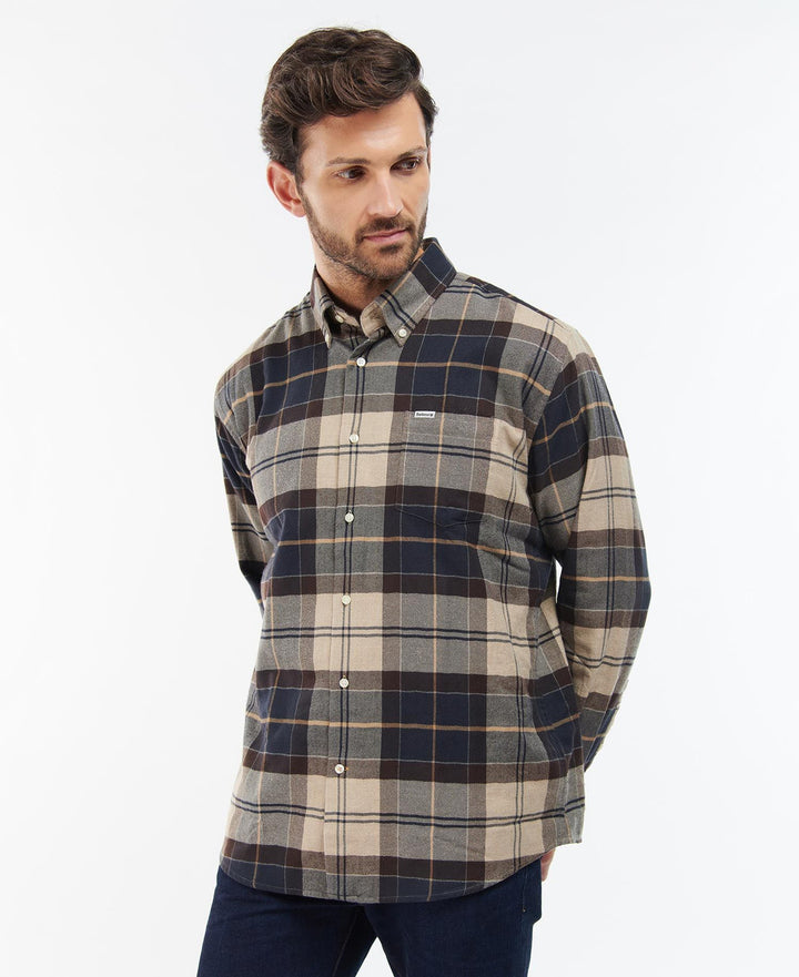 Barbour Mens Regular Fit Hogside Tartan Shirt: Autumn Dress