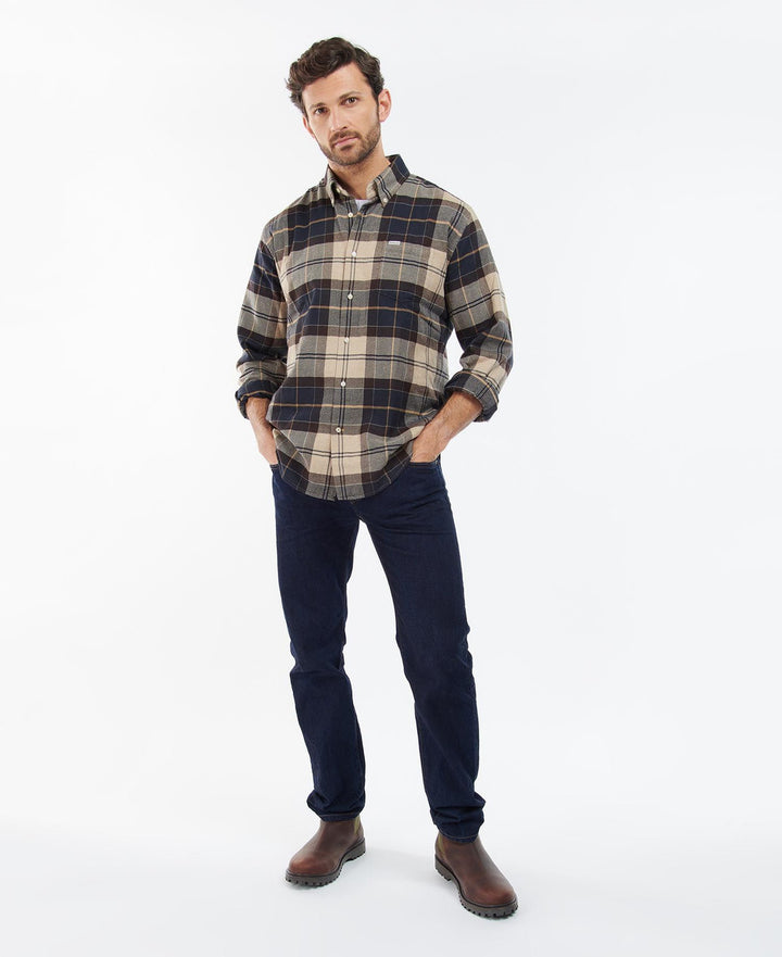 Barbour Mens Regular Fit Hogside Tartan Shirt: Autumn Dress