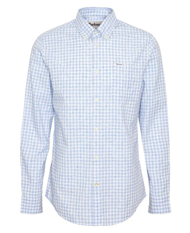 Barbour Kanehill Tailored Shirt: Sky