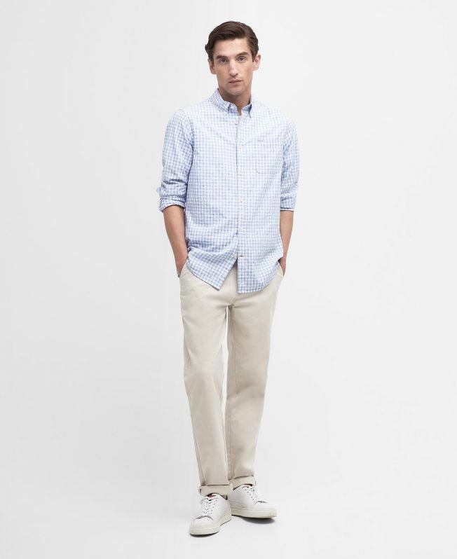 Barbour Kanehill Tailored Shirt: Sky