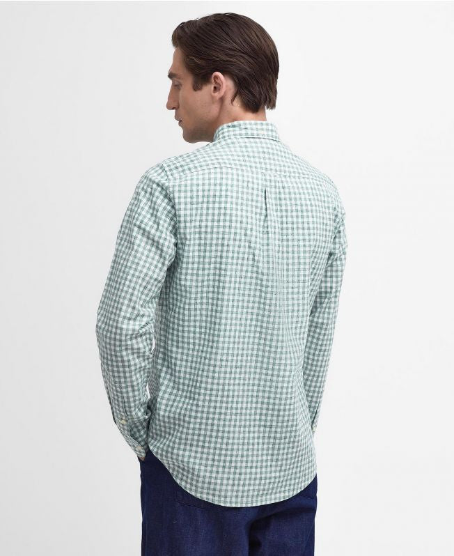 Barbour Kanehill Tailored Shirt: Agave Green