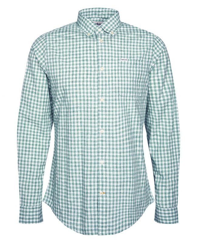 Barbour Kanehill Tailored Shirt: Agave Green