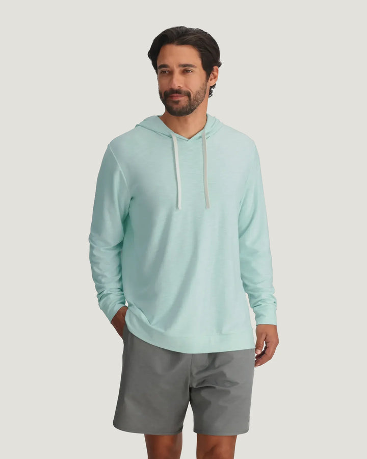Free Fly Men's Bamboo Slub Hoodie II: Tropic Sea