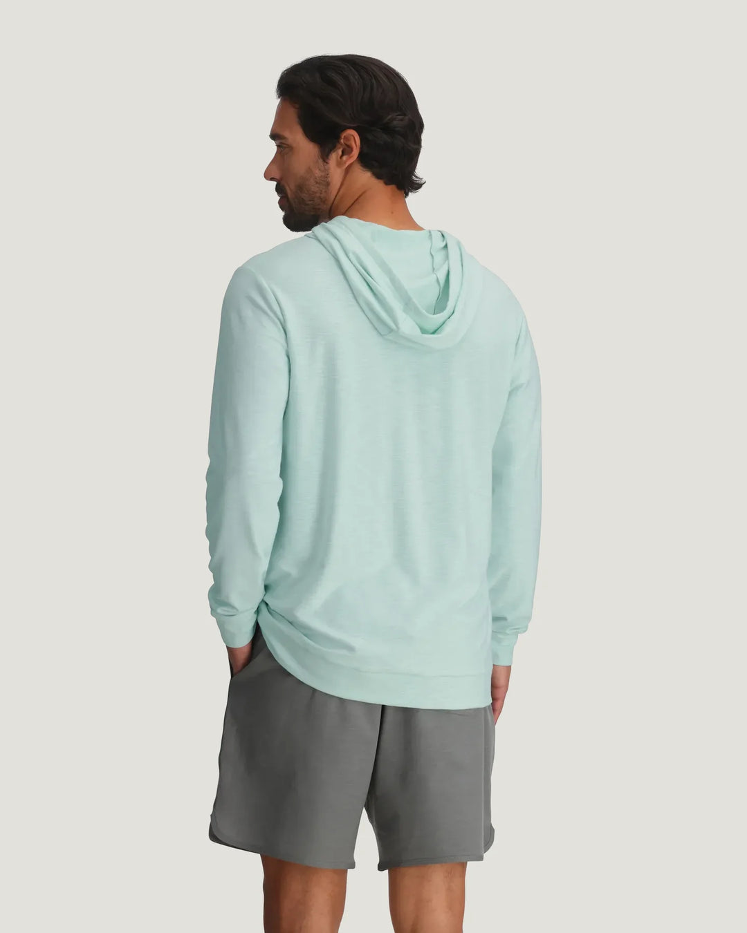 Free Fly Men's Bamboo Slub Hoodie II: Tropic Sea