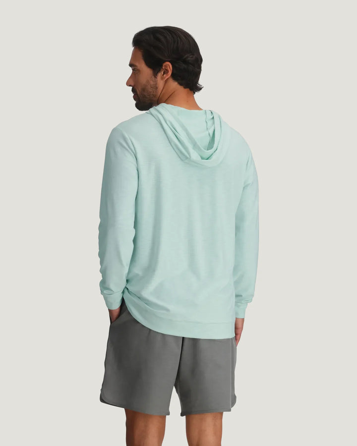 Free Fly Men's Bamboo Slub Hoodie II: Tropic Sea