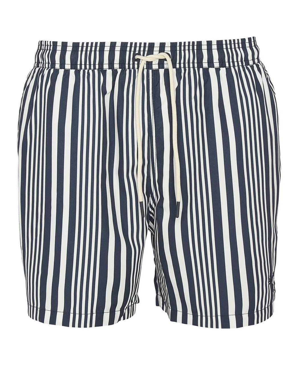 Barbour Decklam Striped Swim Shorts: Navy