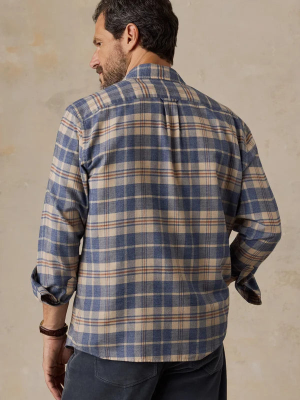 Faherty Timberline Brushed Twill Shirt: Moraine Hills Plaid
