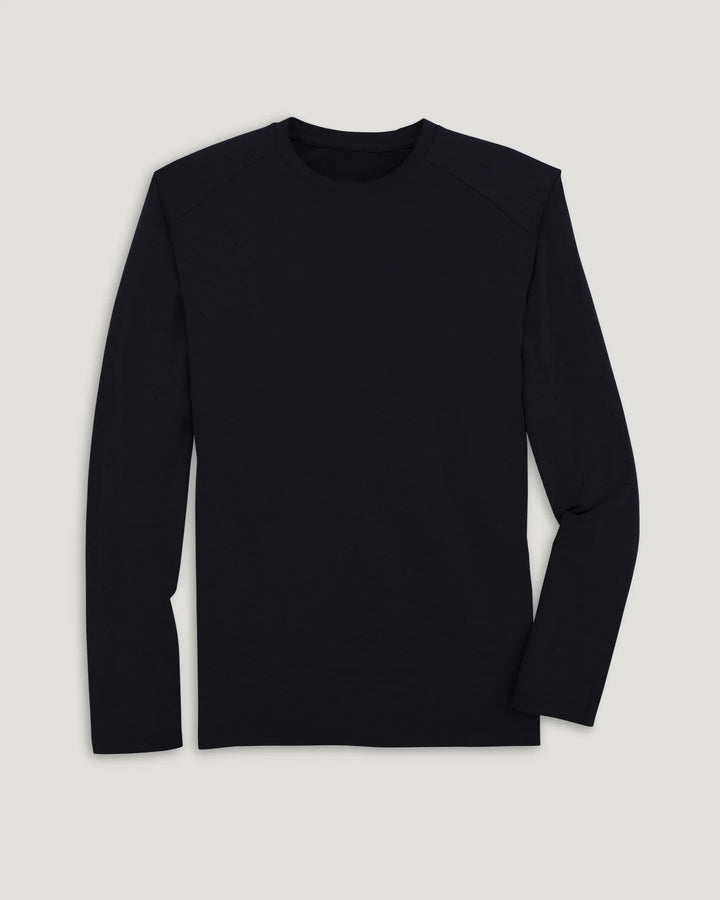 Free Fly Men's Bamboo Shade Long Sleeve: Black