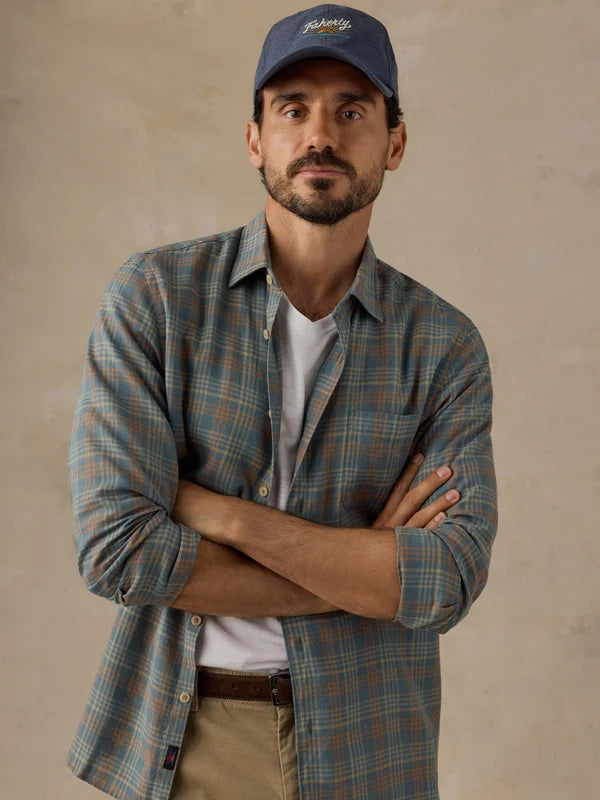 Faherty Men's Palmetto Shirt: Sunset Cove Plaid