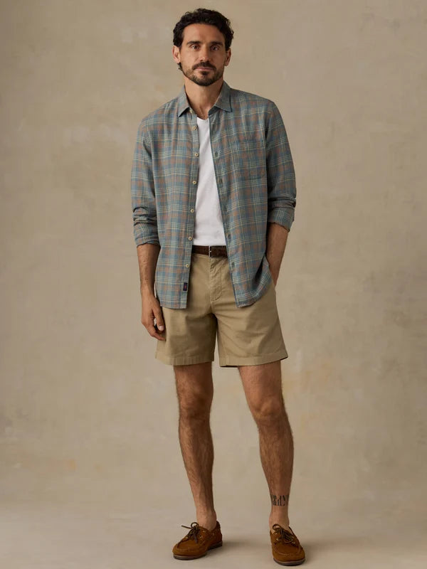 Faherty Men's Palmetto Shirt: Sunset Cove Plaid